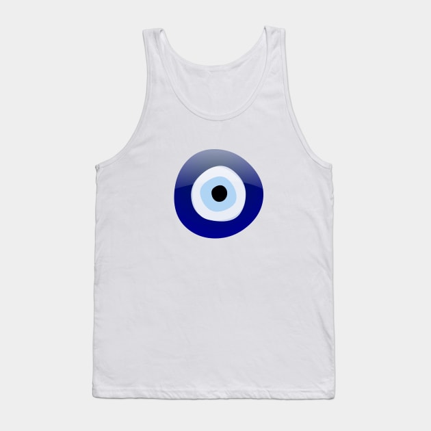Mediterranean Evil Eye Protection Tank Top by Blue Planet Boutique